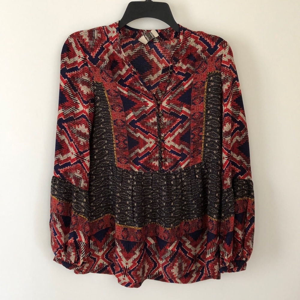 Bohemian silky top